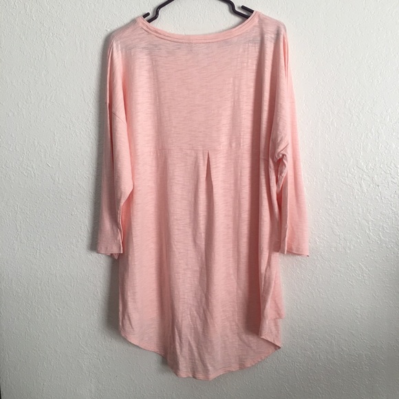 NEW Chico's High Low Cotton Blend Blouse (NO) - Picture 3 of 5